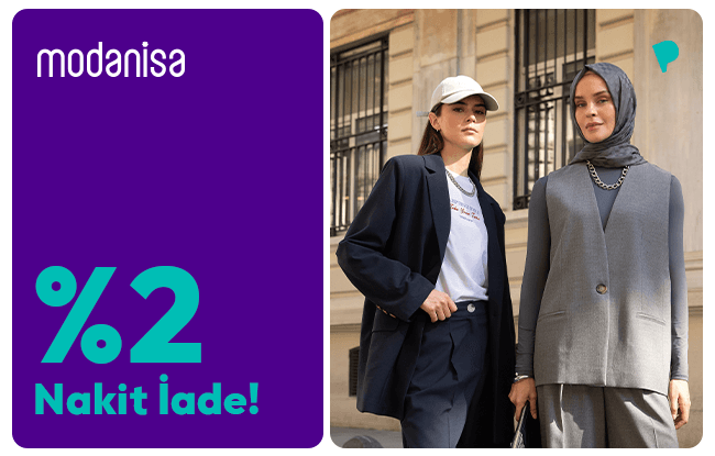 ParamKartlılara Modanisa Harcamalarında %2 Nakit İade!