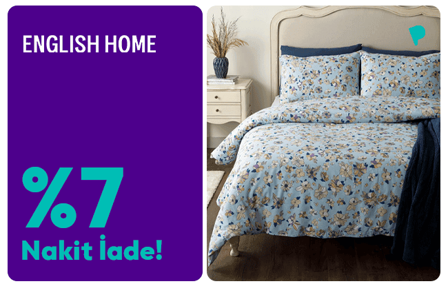 ParamKartlılara English Home Harcamalarında %7 Nakit İade!