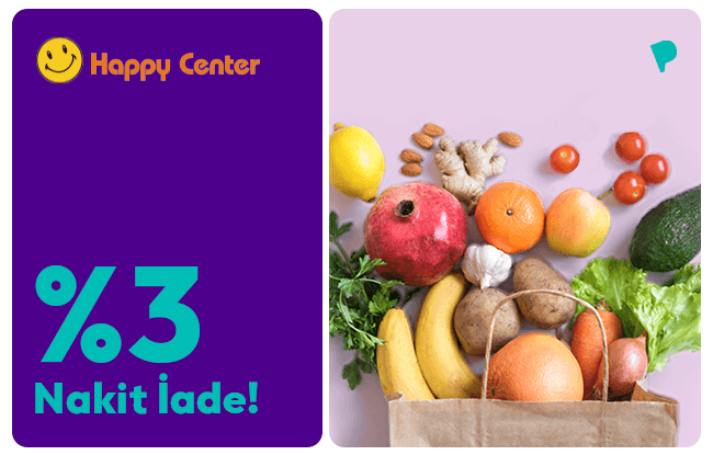 ParamKartlılara Happy Center’da %3 Nakit İade!
