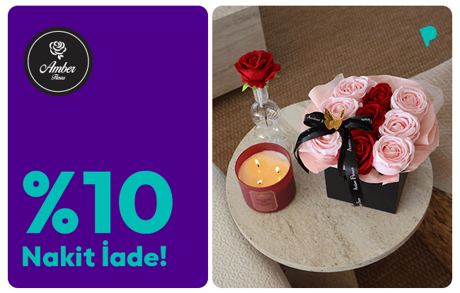 ParamKartlılara Amber Fleurs'ta %10 Nakit İade!