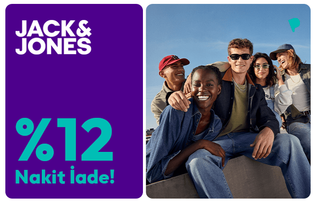 ParamKartlılara Jack&Jones Harcamalarında %12 Nakit İade!