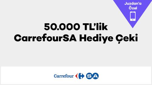 50.000 TL'lik CarrefourSA Hediye Çeki