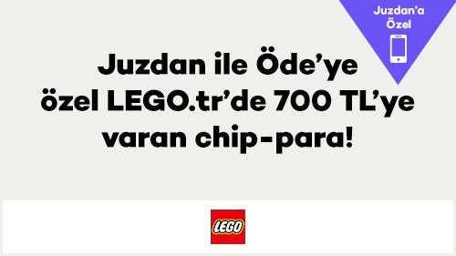 Juzdan ile Öde’ye özel LEGO.tr’de 700 TL’ye varan chip-para!