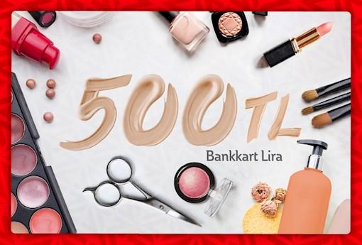 Kozmetik Alışverişlerinize 1.000 TL Bankkart Lira
