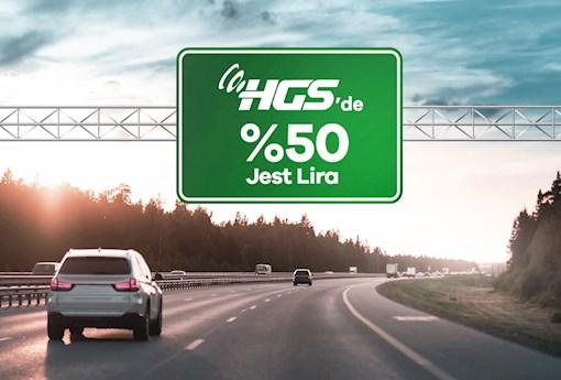 HGS'de %50 Jest Lira