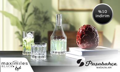 Maximiles Black'le Paşabahçe Mağazaları'ndan Yapacağınız Alışverişlerinizde %10 İndirim!
