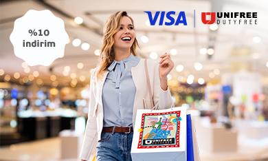 İş Bankası Visa Logolu Kartlarınıza Unifree Dutyfree'de %10 İndirim Fırsatı!