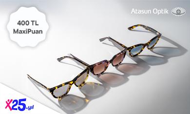 Atasun Optik’te Güneş Gözlüğü Alışverişinize 400 TL MaxiPuan!