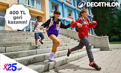 Decathlon'da 400 TL Geri Kazanın!