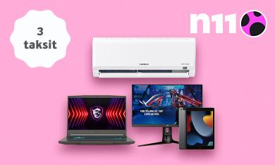 N11'de Peşin Fiyatına 3 Taksit Fırsatı!