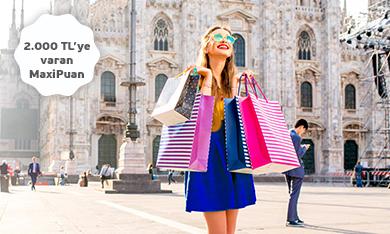 Yurt Dışı Harcamalarınız Ve Yurt İçi Duty Free Alışverişlerinize 2.000 TL’ye Varan MaxiPuan!