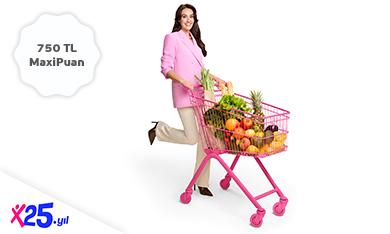 Market Alışverişlerinize 750 TL MaxiPuan Fırsatı!