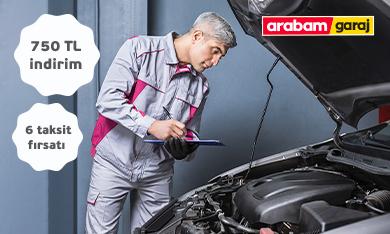 Arabam.com Mobil Uygulamasında Periyodik Bakım Hizmetinde Peşin Fiyatına 6 Taksit Ve 750 TL İndirim
