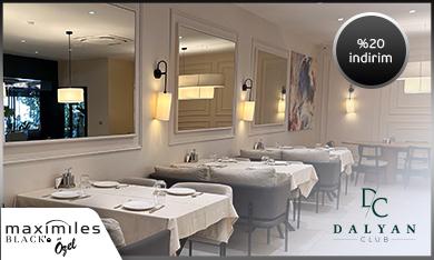 Maximiles Black’inize Özel Dalyan Club Restaurant’ta İndirim Ayrıcalığı!