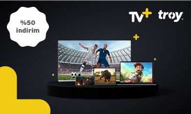 İş Bankası TROY Logolu Kartlarla TV+ Premium Yıllık Paketi %50 İndirimli!