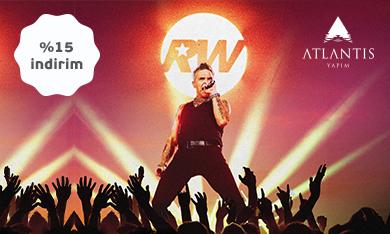 Robbie Williams Konser Biletleri Maximum Kart’lara %15 İndirimli!