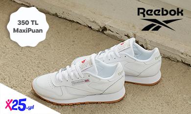 Reebok'ta 350 TL MaxiPuan!