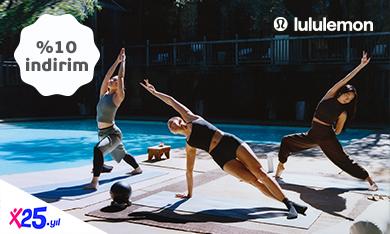 Lululemon'da %10 İndirim!