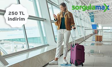 Sorgulamax Yurt İçi Uçak Harcamalarınıza 250 TL İndirim!