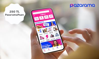 Pazarama'da 250 TL PazaramaPuan Fırsatı!