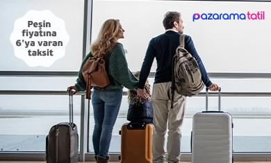 Pazarama Tatil'den Yurt İçi Uçak Bileti Alımlarınızda 6 Taksit Fırsatı!