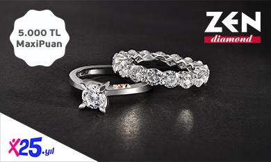 Zen Pırlanta'da 5.000 TL MaxiPuan!