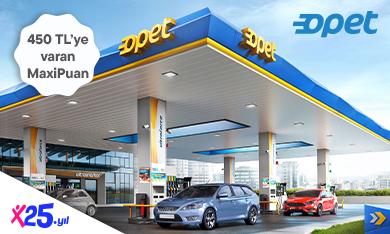Opet'te 450 TL'ye Varan MaxiPuan Fırsatı!