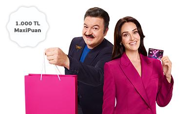 Giyim Ve Kozmetik Alışverişlerinize 1.000 TL MaxiPuan!