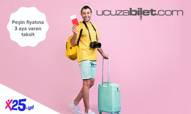 Ucuzabilet.com’da Peşin Fiyatına 3 Aya Varan Taksit Fırsatı!