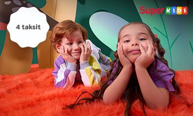 SuperKids Mağazalarında 4 Taksit!