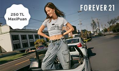 Forever 21'da 250 TL MaxiPuan!