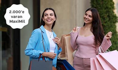 Yurt Dışı Harcamalarınız Ve Yurt İçi Duty Free Alışverişlerinizde 2.000’e Varan MaxiMil!