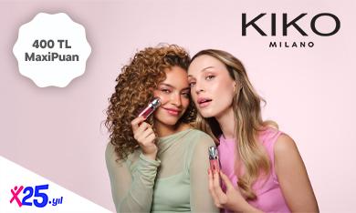 KIKO Milano'da 400 TL MaxiPuan!