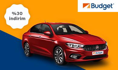Budget'tan Araç Kiralamada %30 İndirim Fırsatı