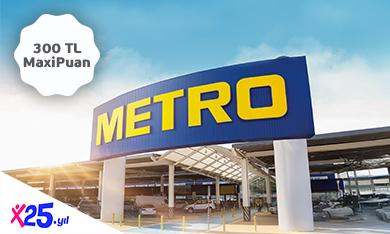 Metro Mağazalarında 300 TL MaxiPuan Fırsatı!