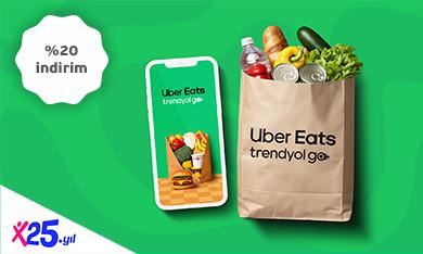Uber Eats Trendyol Go Market Siparişlerinizde Tüm İndirimlere Ek %20 İndirim Fırsatı!