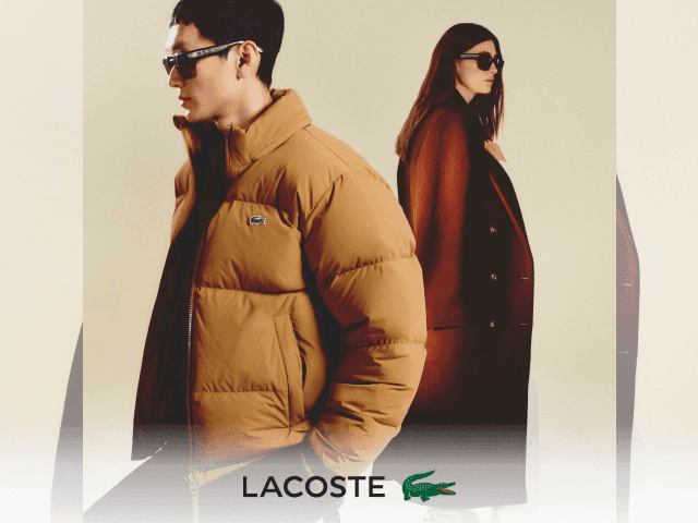 Lacoste'ta 4 taksit!