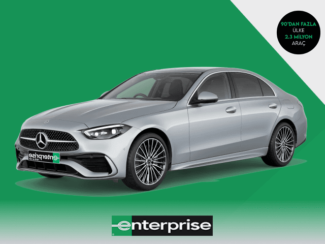 Enterprise'da Mercedes C200 Benzinli/Otomatik 4490 TL kiralama ayrıcalığı