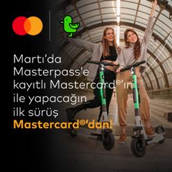 Mastercard'dan ilk Martı sürüşünüze 100 TL indirim!