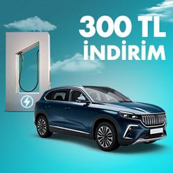 Elektrikli şarj istasyonu harcamalarınıza %20 indirim!