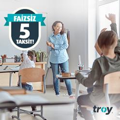 Troy logolu kredi kartı ile peşin eğitim harcamalarınıza faizsiz 5 taksit fırsatı!