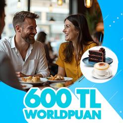 Restoran ve kafe harcamalarınıza 600 TL Worldpuan!