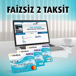 SGK ödemelerinize faizsiz 2 taksit fırsatı!
