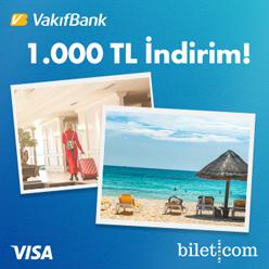 Bilet.com'da yurt dışı otellerinde 1.000 TL indirim!