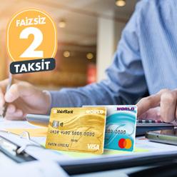 Vergi harcamalarınıza faizsiz 2 ay taksit fırsatı!