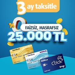 Faizsiz, Masrafsız Taksitli Nakit Avans fırsatı!
