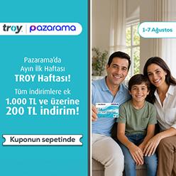 Pazarama'da ayın ilk haftası TROY haftası!