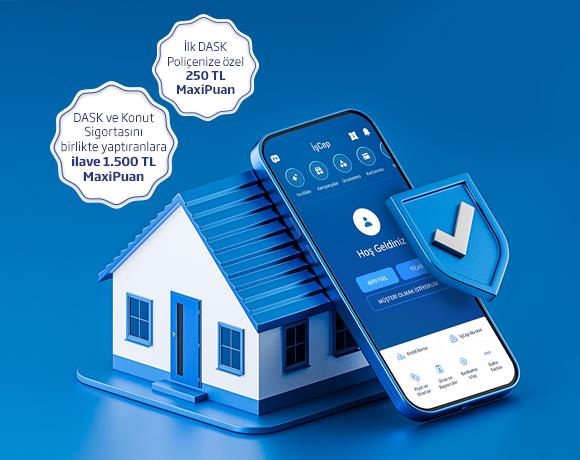 Evinizi Anadolu Sigorta ile Güvence Altına Alın, 1750 TL’ye Varan MaxiPuan Kazanın!