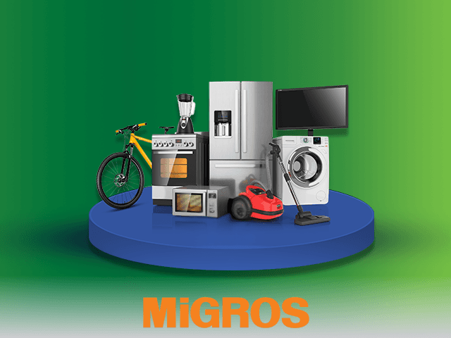 Migros’ta Elektronik ürünlerinde peşin fiyatına 6 taksit!