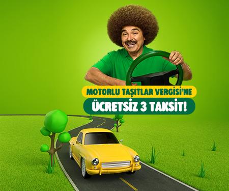 Motorlu Taşıtlar Vergisi'ne Ücretsiz 3 Taksit!